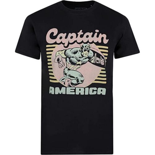 Captain America Mens 70�'s T-Shirt (TV854) - Picture 1 of 6