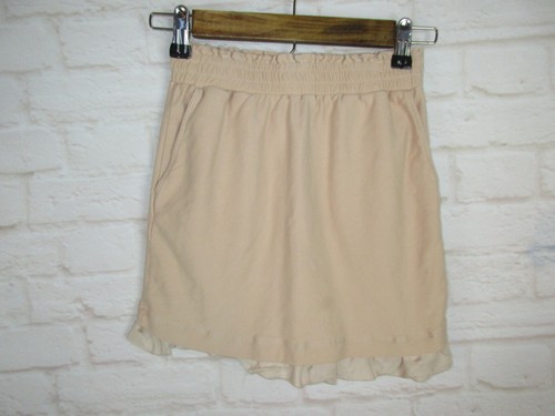 J.Crew Crew Cuts Girls size 12 Pink Nude Skirt Ruffle Hem Elastic Waist - Picture 2 of 6
