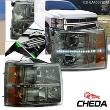 Drl Strip Amber Corner Headlight Fit For 07-14 Silverado Chevy 150025003500 Us