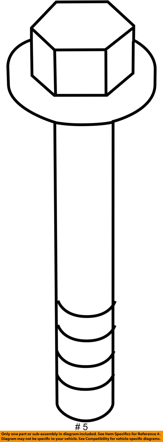 BMW OEM 2018 X3 Rear Suspension-Front Upper Cntl Arm Bolt  