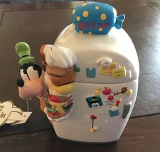 Goofy Fridge Talking Cookie Jar New 1990’s Boxed