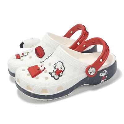 コッシー Crocs x Peanuts Classic Clog K Snoopy and Joe Cool Kids Sandal
