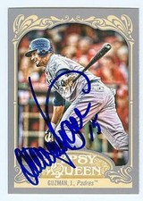 Jesus Guzman autographed baseball card (Padres) 2012 Topps Gypsy Queen #216