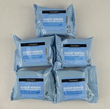 5 Packs Neutrogena Make Up Remover Cleansing Towelettes-25CT Per Pack-New
