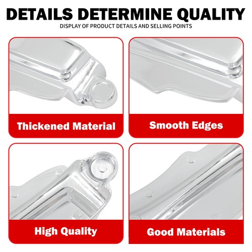Chrome Cylinder Base Cover For Harley M8 Models 18-23 Touring FLHX Softail 17-24 - Picture 6 of 15
