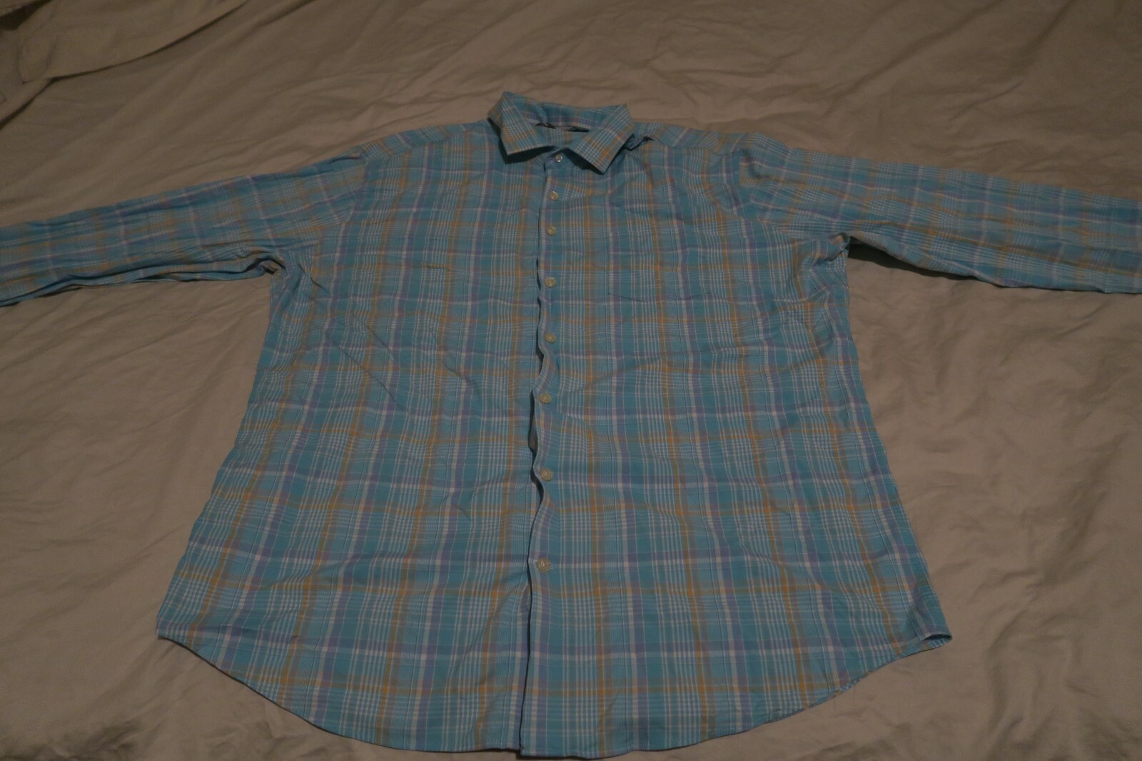 Peter Millar Wallace Performance Plaid Woven Shir… - image 1