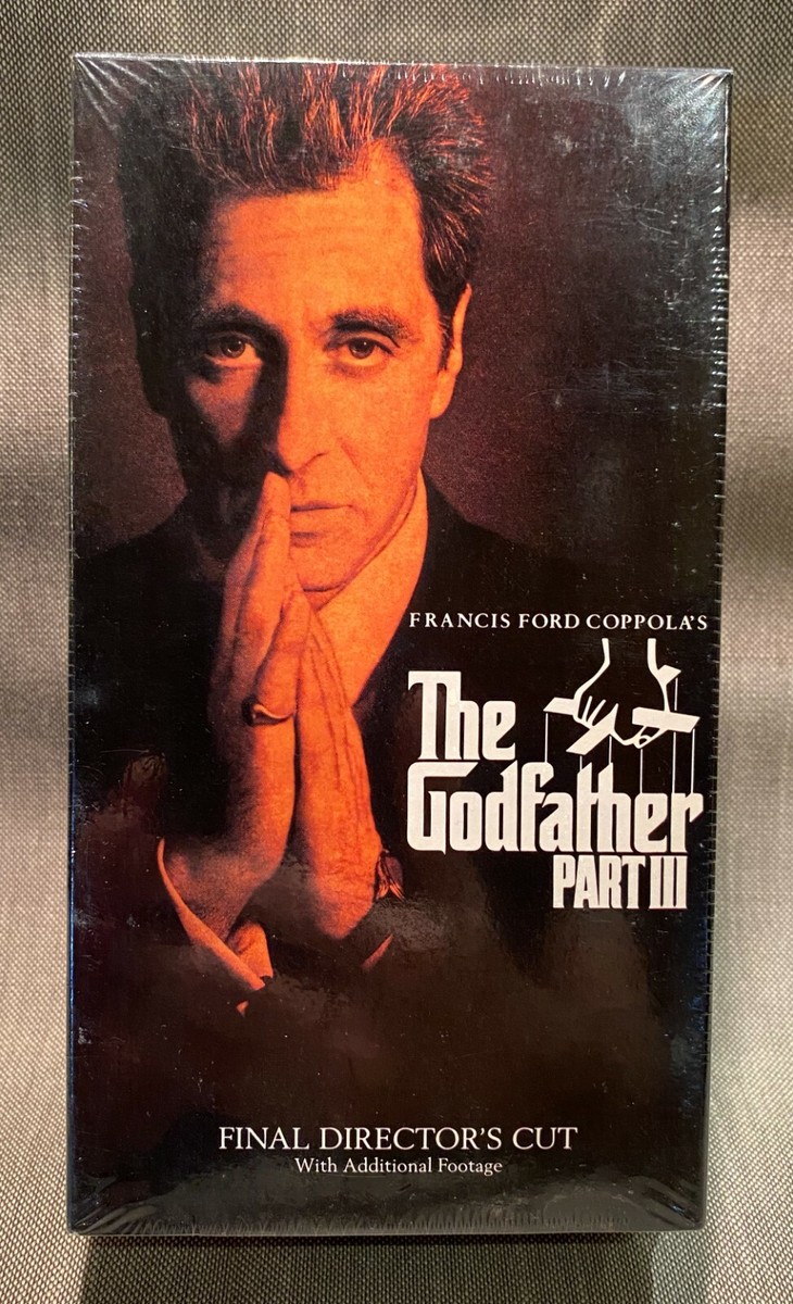 ゴッドファーザー Ⅰ、Ⅱ、Ⅲ VHSテープ 3巻セット お売りします。