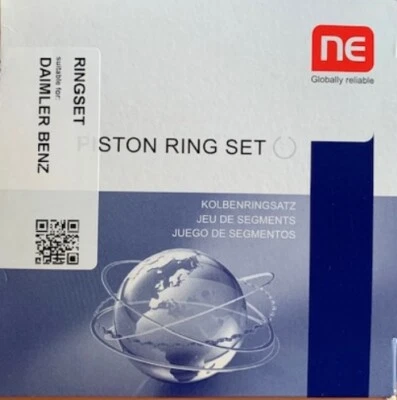 NPR 4x Satz Kolbenringe piston ring set 75,50 75,5 mm für Mercedes OM 636 OM636