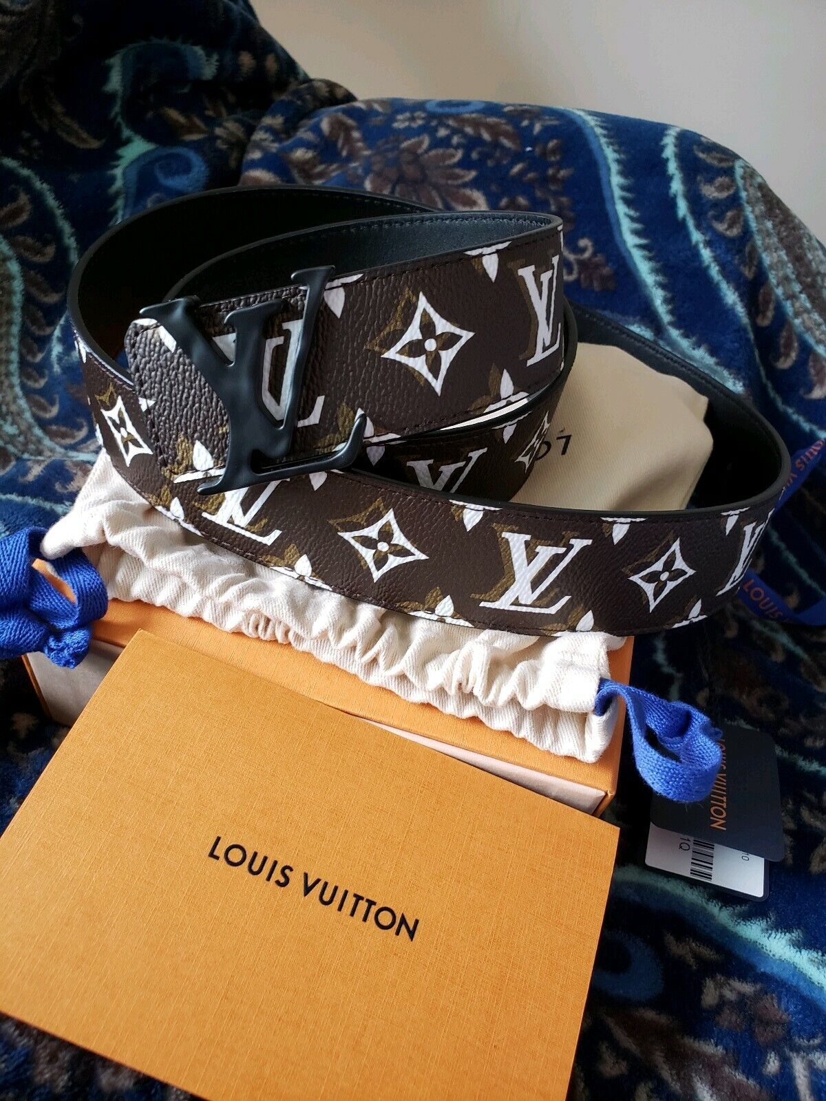 Louis Vuitton Authentic New VIRGIL ABLOH 40 MM BELT SIZE 100 ...