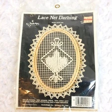 Lace Net Darning Kit Jubilee by Needle Magic Made in USA
