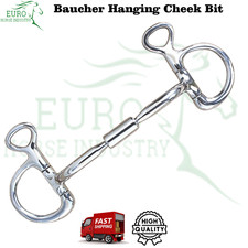 Euro Horse Comfort Barrel Baucher Bit Hanging Cheek Equestrian Horse Bit