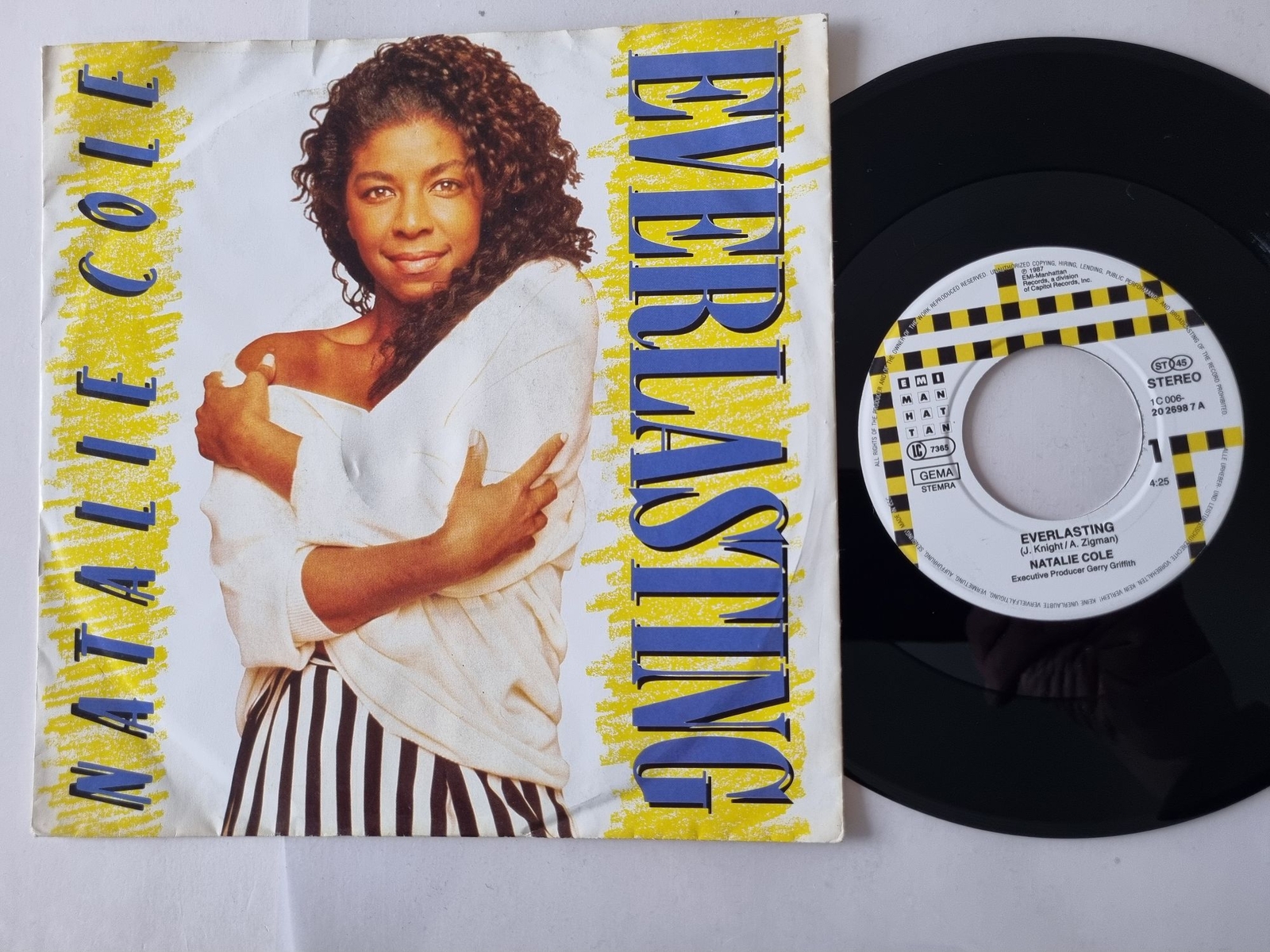 Natalie Cole - Everlasting/ When I fall in love 7'' Vinyl Europe