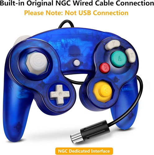 FIOTOK Gamecube Controller, Classic Wired Controller For Wii Nintendo Gamecube - Picture 2 of 6