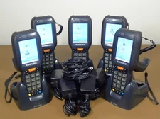 Datalogic Falcon X4 ~ LOT of (5) ~ 945550025 Mobile Computer Scanner with Cradle