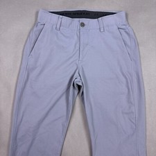 Under Armour Pants Men 30x32 Gray Golf Driving Range Grippy Waist Office Work
