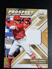 2018 Panini Elite Extra Edition Prospect Material Jahmai Jones Gold /99 Angels
