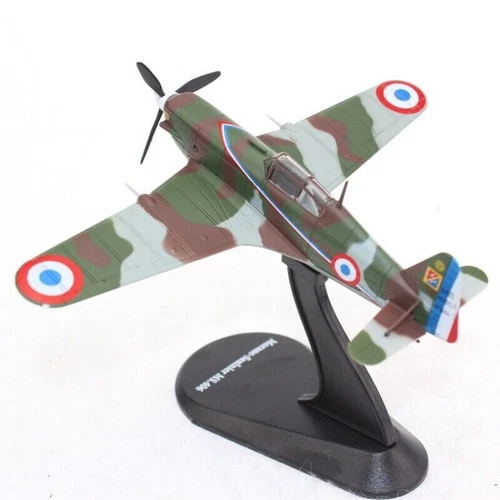 1:72 WW2 French Morane Saulnier MS.406 Fighter Model Diecast Military Collection
