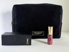 YSL SINGNATURE POUCH 3 pc Travel Gift Set