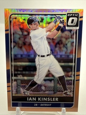 2016 Panini Donruss Optic Orange /199 Ian Kinsler #68