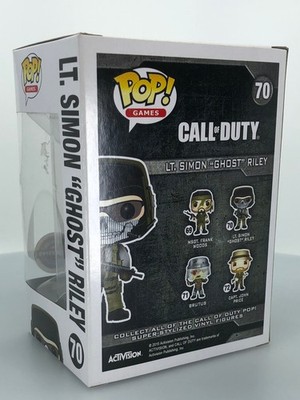ゴースト【Call of Duty funko Pop!】 Amazon.com: Funko POP Games: Call of Duty Action Figure - Riley