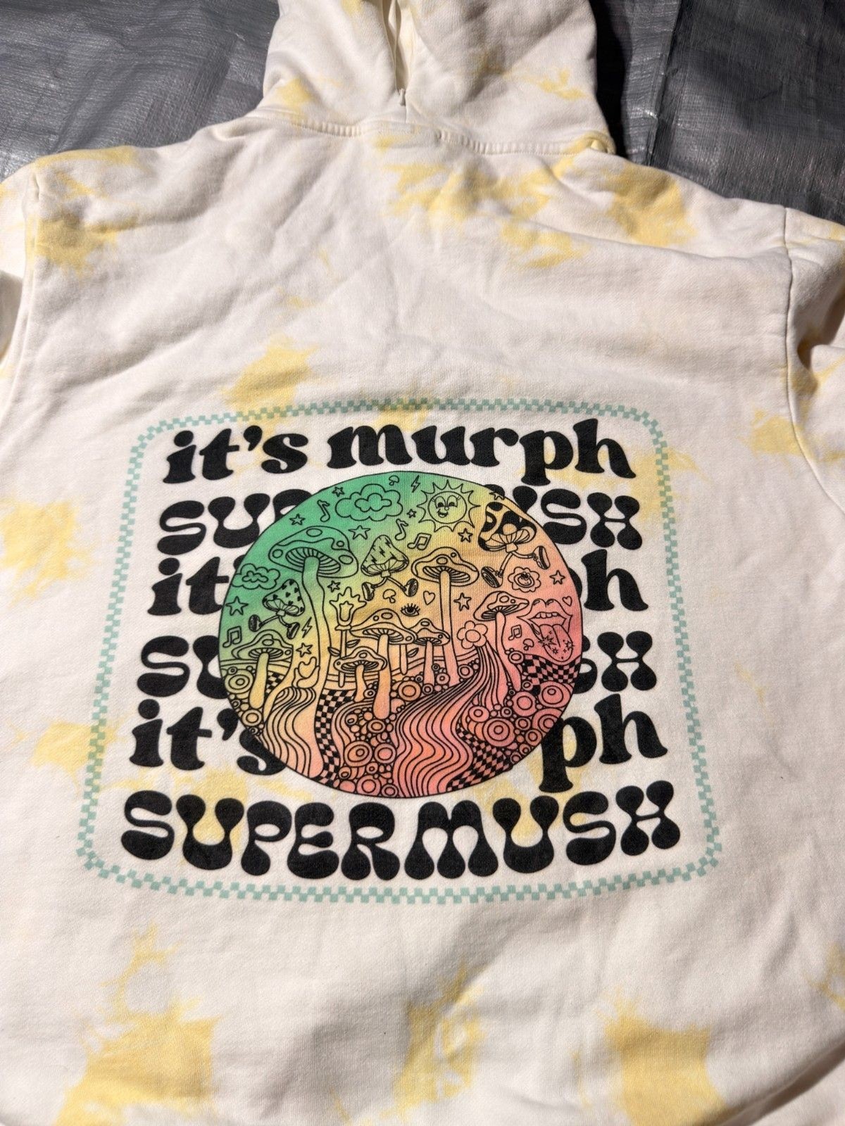 Its Murph Supermush Tie Dye Hoodie Stash Pocket