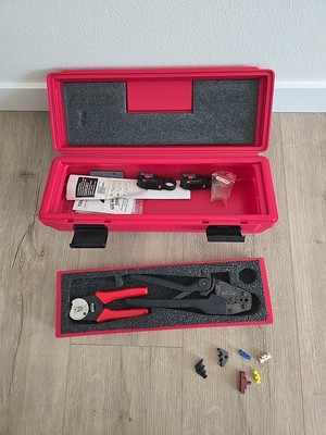Trompeter ISO 9001 TK-1 Coax BNC Connector Crimp Tool CT4L And Stripper 010-0055