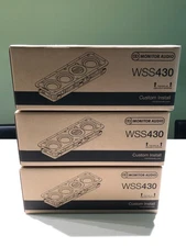 Brand New Monitor WSS430 - In-wall Speakers X 3 speakers