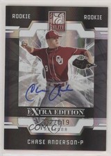 2009 Donruss Elite Extra Edition Rookie /619 Chase Anderson #105 Auto ux6