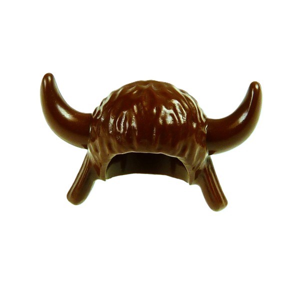 1X Lego Headgear Minifigure Buffalo Helmet Indian Medicine Man WW019 30113