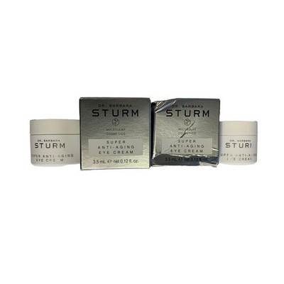 2X DR BARBARA STURM SUPER ANTI-AGING EYE CREAM 3.5ML EACH NEW SEALED