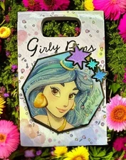 Disney Store Japan - Girly Pin Set - Jasmine Pin (Aladdin)