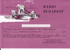 Hungarian QSLs: 6 different cards from Radio Budapest