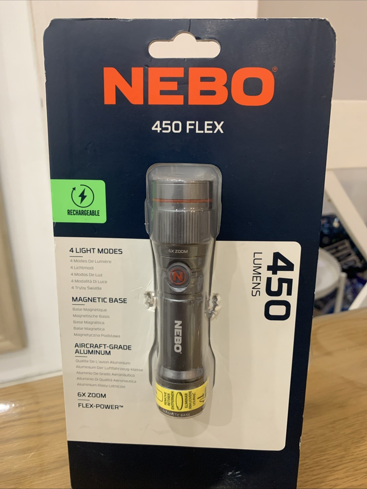Nebo Flex Rechargeable LED Torch 450 Lumens