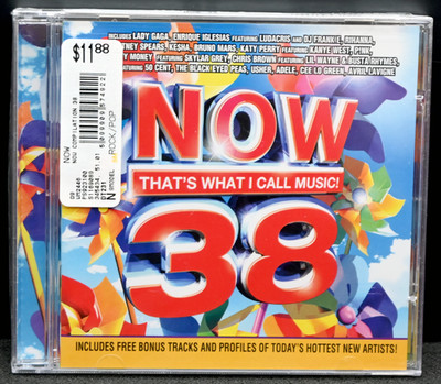 NOW 38 That s What I Call Music 2011 CD Sealed Pop Compilation Lady Gaga Katy