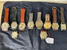 Lotto 10 Orologi Vintage Anni ‘50/60 Funzionanti Manuali/Automatici