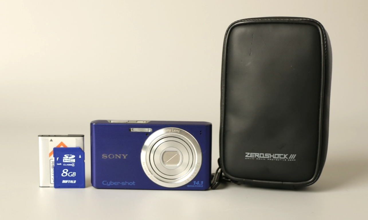 Sony Cyber-shot DSC-W610 14.1MP Blue Digital Camera Tested Japan