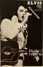 Vintage Elvis Headquarters Fan Club Brochure Aloha from Hawaii 1973