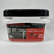 FastenMaster Hidden Stainless Steel Deck Fastening System Black FMTHDCLIP-200