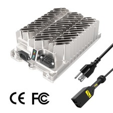 36V 18A Powerwise Golf Cart Battery Charger for EZGO TXT w/D Style Plug Delta-Q