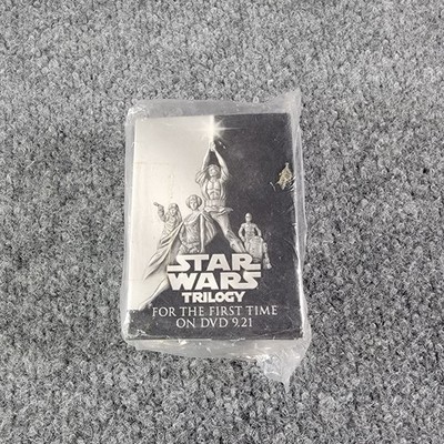 Star Wars Trilogy First Time on DVD 9.21 Pin Set 10 Original Unopened Sealed