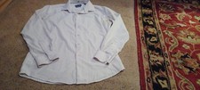 Nautica Slim Fit Men  s White Button Down Formal Dress Shirt Long Sleeve Sz M