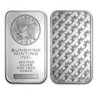 1 oz Sunshine Minting Silver Bar – .999 Fine Sealed Bullion – Troy Ounce