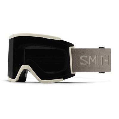 Smith Squad XL Goggle 2026-Chalk w/ CP Sun Black + CP Storm Blue Sensor Mirror