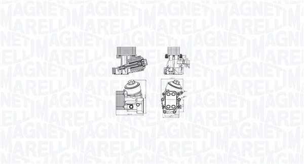 Magneti Marelli 350300004100 ÖLküHler, MotoröL FüR Seat,Skoda,Vw-image