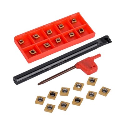 Indexable Turning Tool Insert Holder Set Sturdy Portable Repalcement Compact