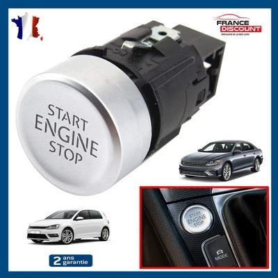 Bouton Démarrage Start-Stop pour GOLF 7 et T-ROC - 5GG959839 5G1959839A - Photo 1/4