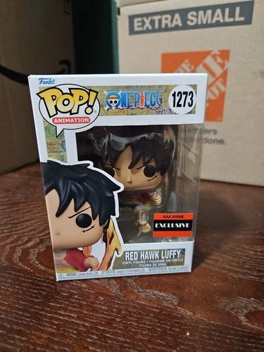 FUNKO POP ! RED HAWK LUFFY 1273 AAA ANIME EXCLUSIVE ONE PIECE POP ANIMATION