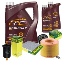 Mann Inspektionspaket 7L Mannol Energy 5W-30 FüR Renault Megane Scenic 2.0I