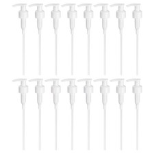 16 Pcs Lotion Soap Dispenser Pump Heads for Standard 24/410, White