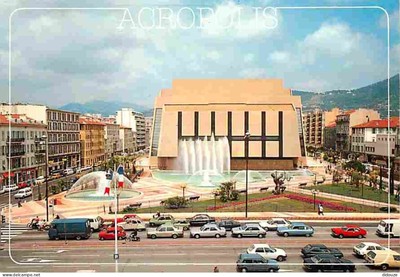 Postcard - Automobiles - Nice - Acropolis - Palais des Arts du Toursime and